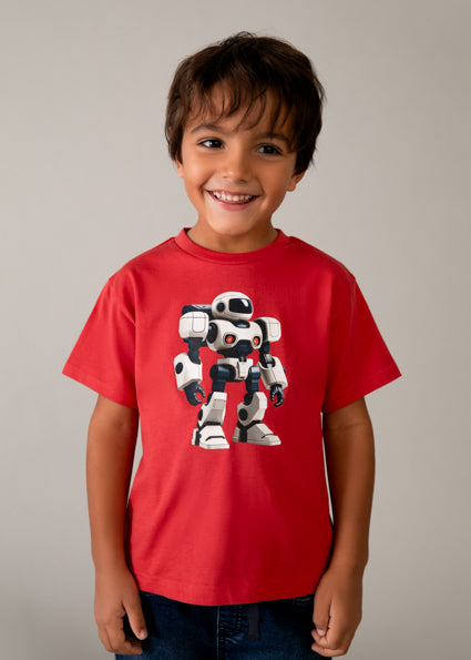 Mayoral tricou baieti de vara 5-10 ani Tomate cu robot