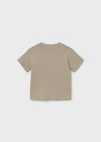 Mayoral tricou baieti vara cu serigrafie 12-48 luni Taupe