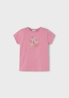Mayoral tricou fete basic cu flori 5-10 ani Rozaliu