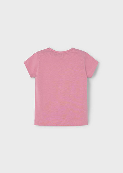 Mayoral tricou fete basic cu flori 5-10 ani Rozaliu