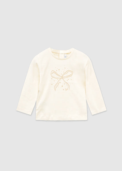 Mayoral tricou fete basic cu fundita 12-48 luni Macchiato