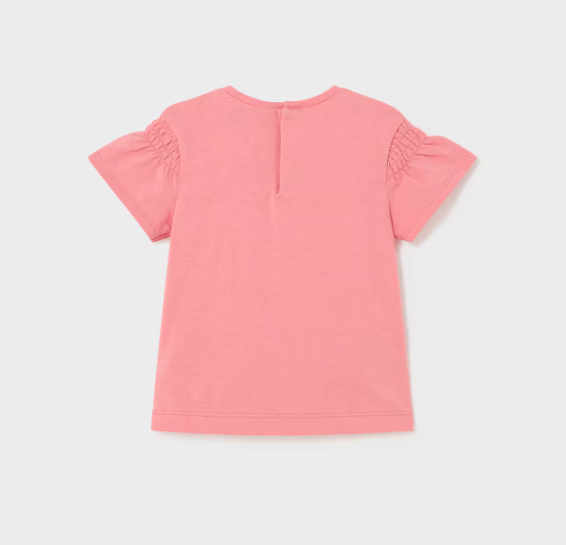 Mayoral tricou fete cu aplicatii 12-36 luni Peonia cu flori Imagine secundară a produsului