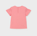 Mayoral tricou fete cu aplicatii 12-36 luni Peonia cu flori