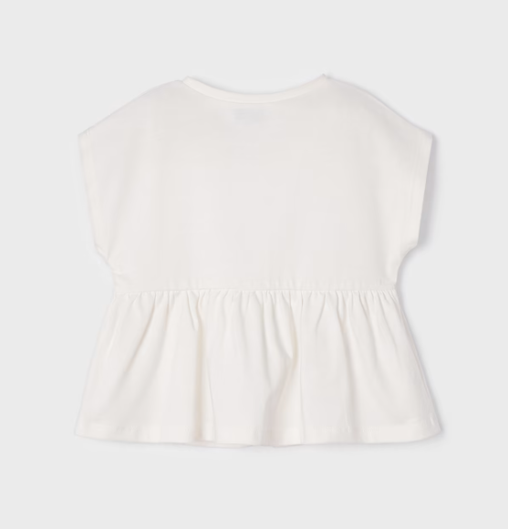 Mayoral tricou fete cu broderie 2-9 ani
