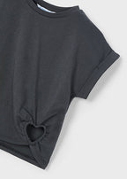 Mayoral tricou fete cu cu inima 5-10 ani Antracit