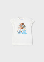Mayoral tricou fete cu grafica 5-10 ani Off-white