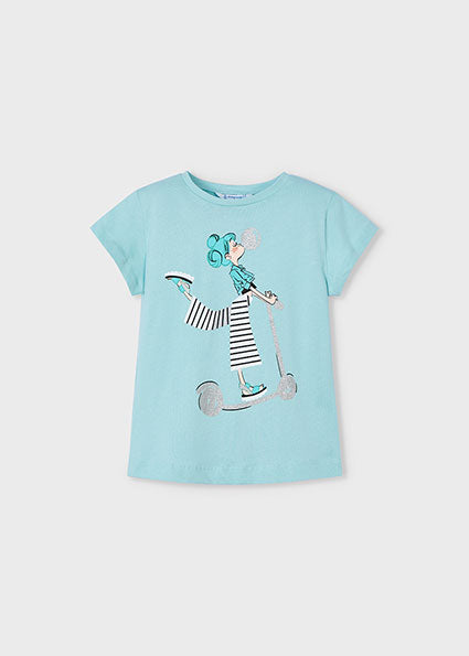 Mayoral tricou fete cu imprimeu 2-10 ani Anason Imagine principală a produsului
