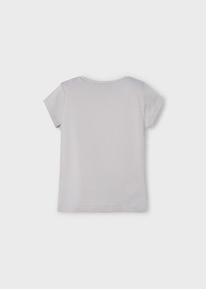 Mayoral tricou fete cu imprimeu 2-10 ani Gri