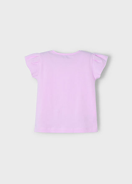 Mayoral tricou fete cu imprimeu 2-10 ani Mov Imagine secundară a produsului