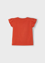 Mayoral tricou fete cu imprimeu 2-10 ani Paprika