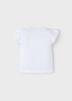 Mayoral tricou fete cu imprimeu 5-10 ani Alb