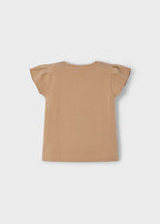 Mayoral tricou fete cu imprimeu 5-10 ani Cinnamon