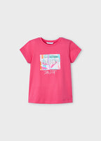 Mayoral tricou fete cu imprimeu 5-10 ani Peonia