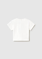 Mayoral tricou fete cu imprimeu cireasa 12-48 luni Alb