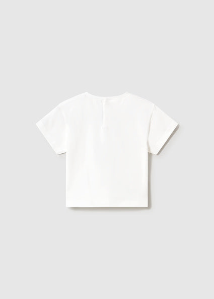 Mayoral tricou fete cu imprimeu cireasa 12-48 luni Alb
