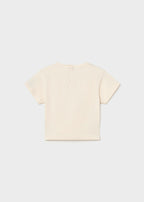 Mayoral tricou fete cu imprimeu cireasa 12-48 luni Ecru