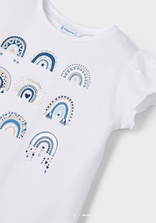 Mayoral tricou fete cu menca scurta 2-9 ani