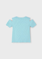 Mayoral tricou fete cu nervuri  5-10 ani Anason