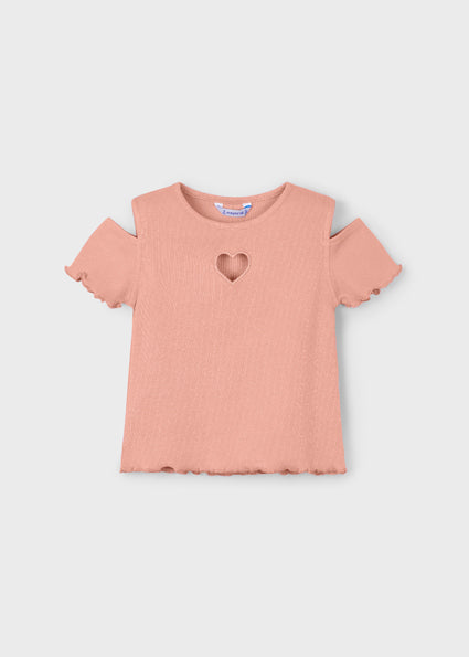 Mayoral tricou fete cu nervuri  5-10 ani Somon Imagine principală a produsului