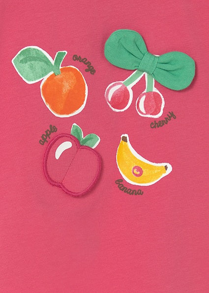 Mayoral tricou fete de vara cu imprimeu 12-48 luni Hibisco cu fructe