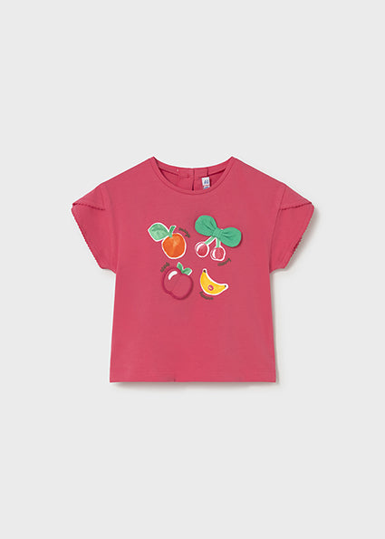 Mayoral tricou fete de vara cu imprimeu 12-48 luni Hibisco cu fructe Imagine principală a produsului