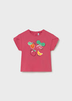 Mayoral tricou fete de vara cu imprimeu 12-48 luni Hibisco cu fructe