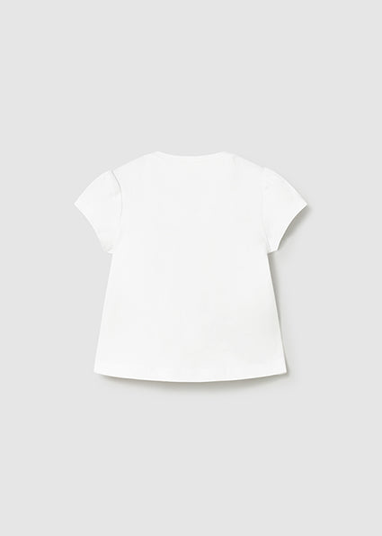 Mayoral tricou fete 0-18 luni White-Rose cu fructe si flori Imagine secundară a produsului