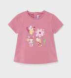 Mayoral tricou fete imprimat 12-36 luni Hibiscus flori-catei