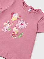 Mayoral tricou fete imprimat 12-36 luni Hibiscus flori-catei