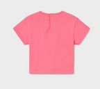 Mayoral tricou fete maneca scurta basic 12-48 luni Coral - Cherie