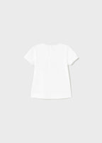 Mayoral tricou fete maneca scurta12-36 luni Alb cu inimioare