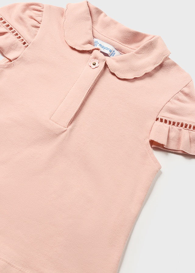 Mayoral tricou fete maneca scurta12-36 luni Nude 1191-012