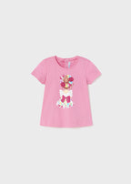 Mayoral tricou fete maneca scurta12-36 luni Rozaliu