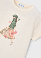 Mayoral tricou fete de vara cu imprimeu 5-10 ani Naut