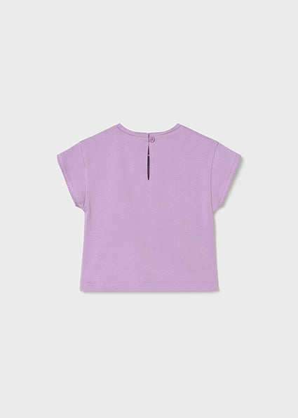 Mayoral tricou fete de vara cu imprimeu 12-48 luni Lilac Imagine secundară a produsului