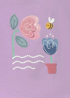 Mayoral tricou fete de vara cu imprimeu 12-48 luni Lilac