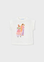 Mayoral tricou fete de vara cu imprimeu papusi 5-10 ani Crudo-Blossom