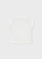 Mayoral tricou fete de vara cu imprimeu papusi 5-10 ani Crudo-Blossom