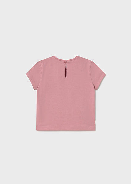 Mayoral tricou fetite cu imprimeu fluturas 12-48 luni Rozaliu Imagine secundară a produsului
