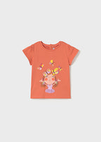 Mayoral tricou fetite cu imprimeu si aplicatii 6-48 luni Carrot