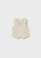 Mayoral vesta baieti eleganta 12-48 Ecru