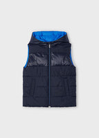 Mayoral vesta baieti matlasata reversibila 4-9 ani Dark Ceruleo
