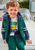 Mayoral vesta baieti matlasata reversibila 4-9 ani Navy Blue