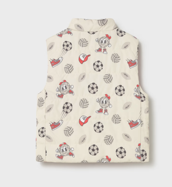 Mayoral vasta baieti reversibila 6-48 Tomate cu minge fotbal