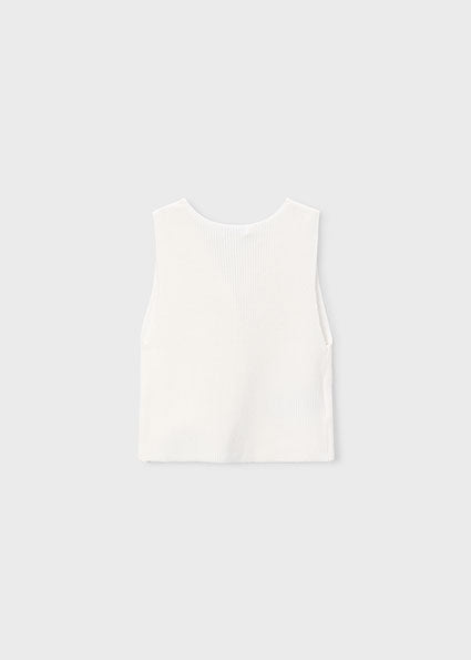 Mayoral vesta fete din tricot 5-10 ani Ecru