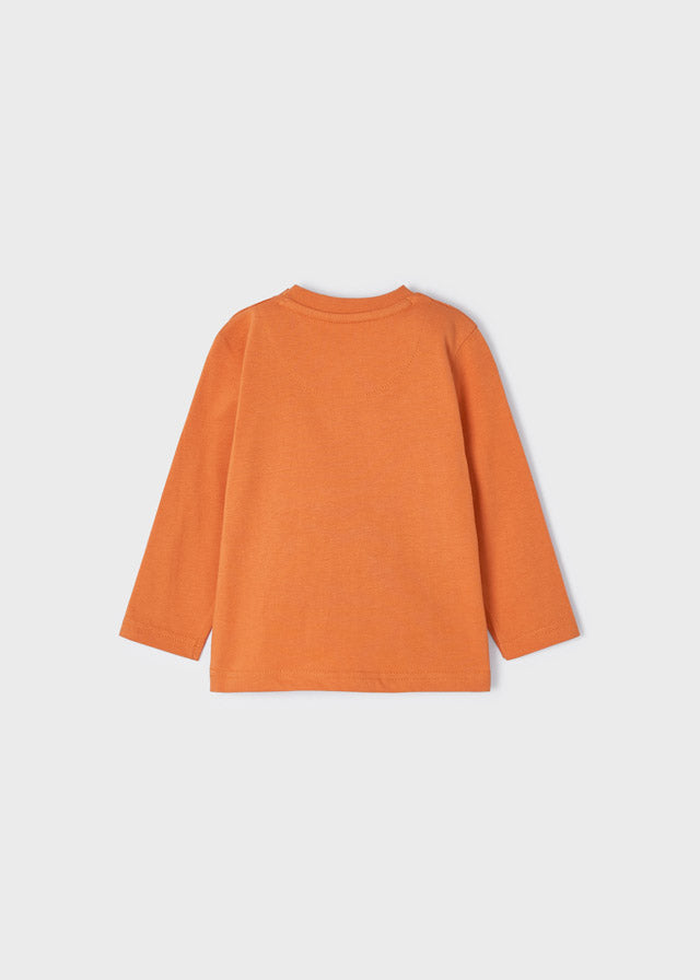 Mayoral bluza baieti cu maneca lunga 12-36 luni, Furgoneta Portocaliu Imagine secundară a produsului