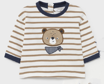 Mayoral bluza baieti maneca lunga 0-18 luni, Caramel 2062-0592 Imagine principală a produsului