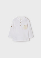 Mayoral bluza baieti maneca lunga 12-36 luni, Alb 01