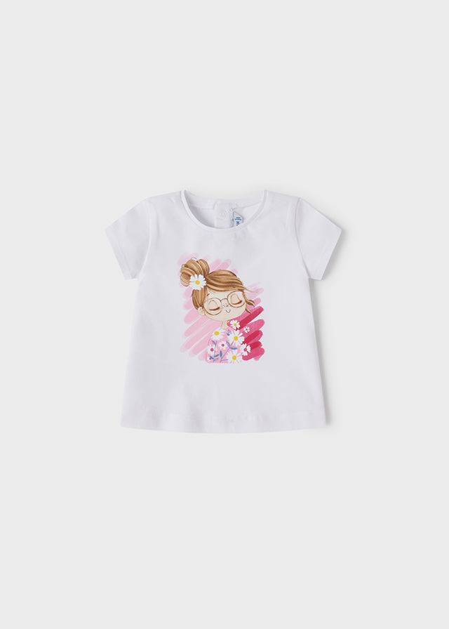 Mayoral bluza fete 12-36 luni, Alb-Camelia1033-055 01