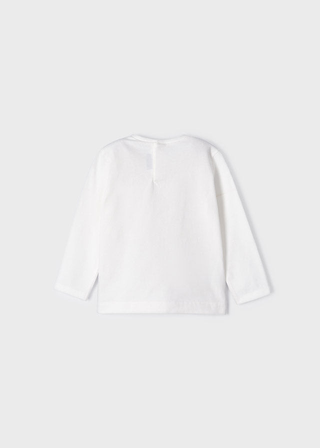 Mayoral bluza fetite maneca lunga 12-36 luni, Fundita Off-white Imagine secundară a produsului